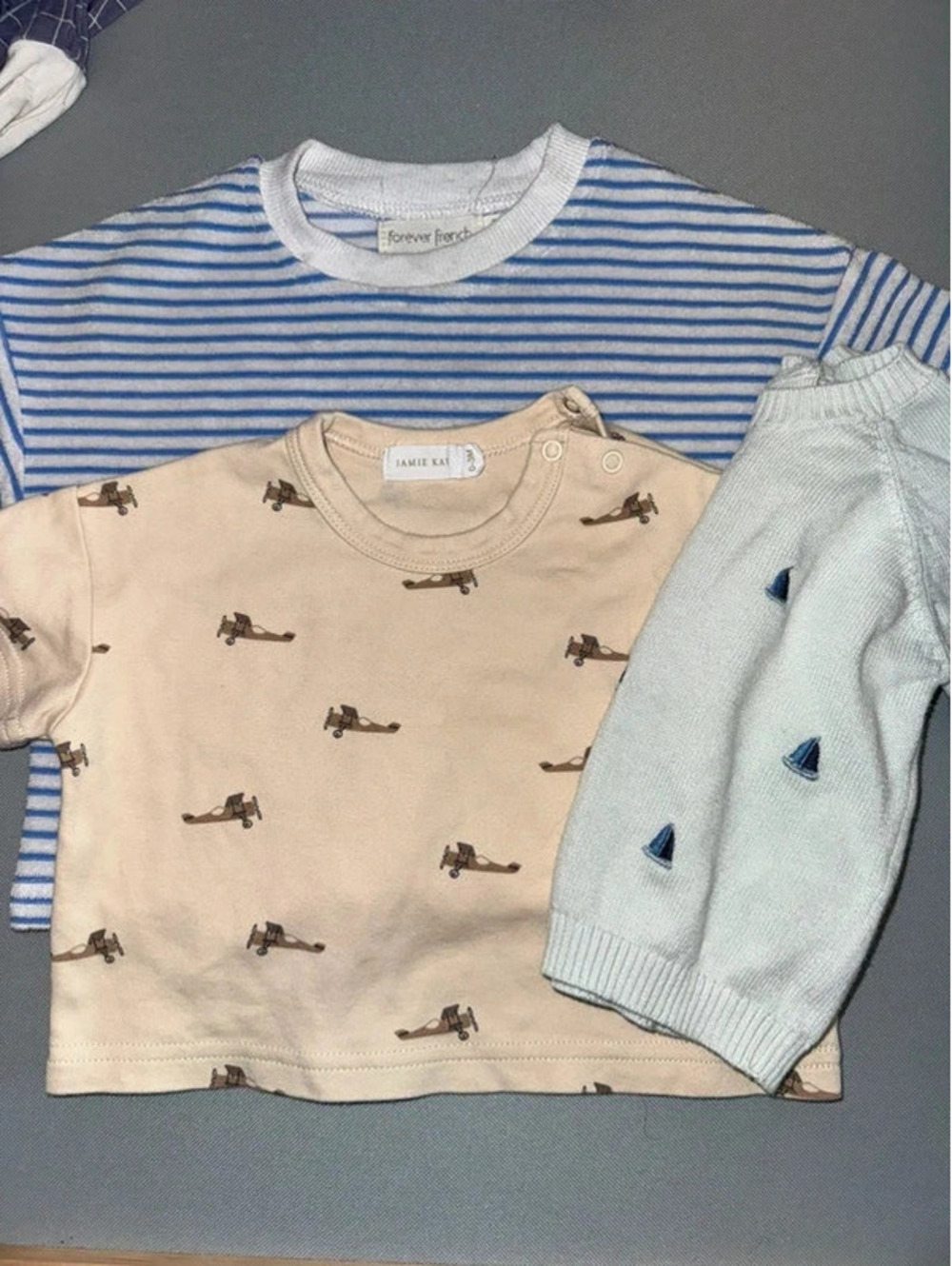 Jaime Kay, FF and Nordstrom Boys 3 month Bundle tops